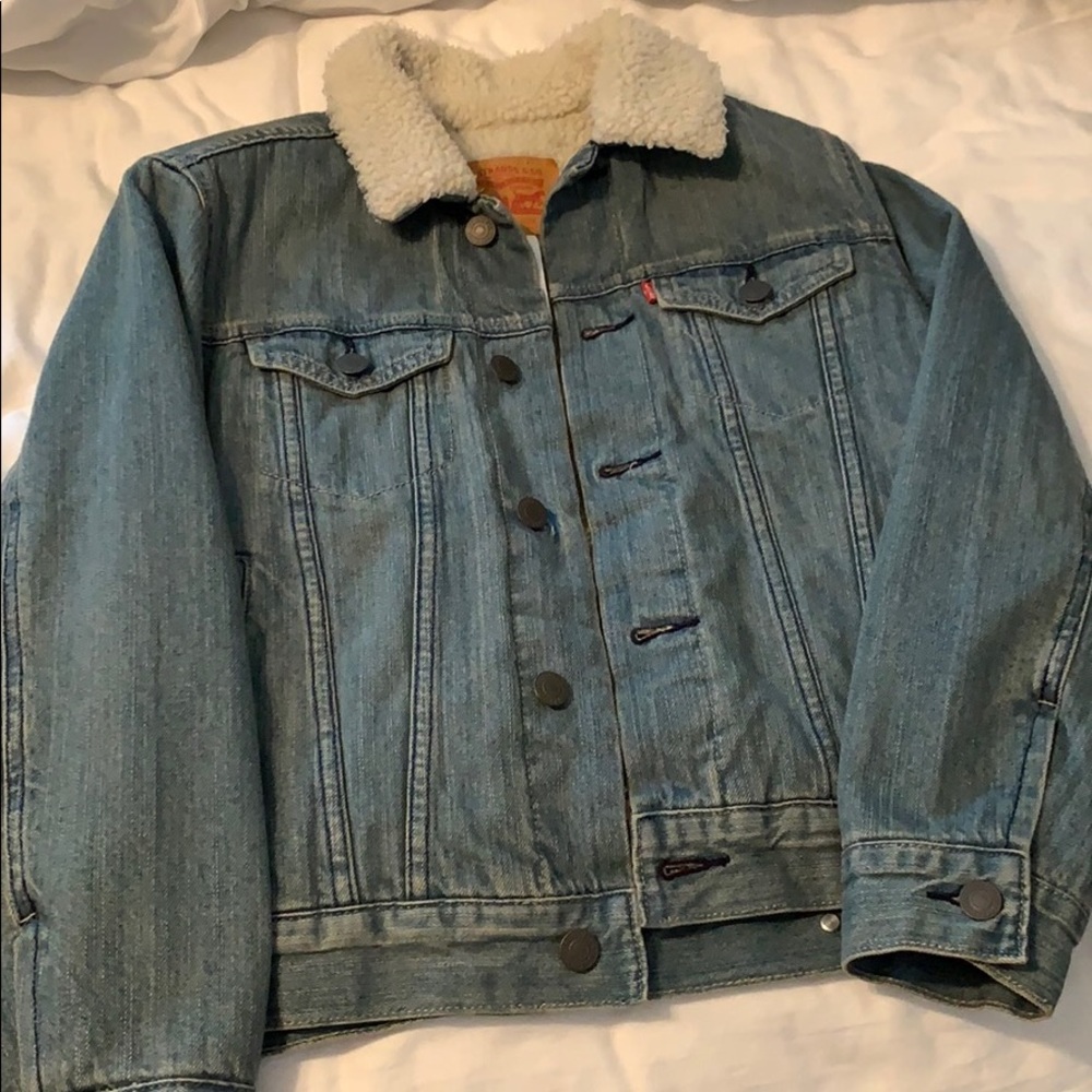 Levi’s Faux Fur Trucker Jacket